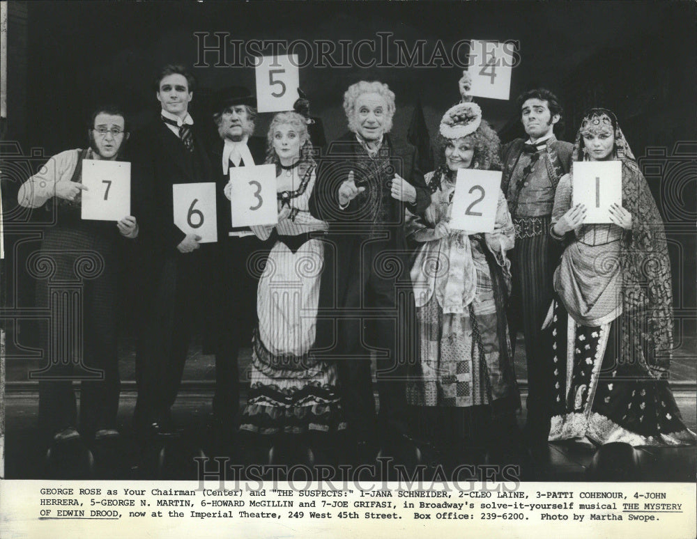 Mystery Edwin Drood Imperial Theatre - Historic Images