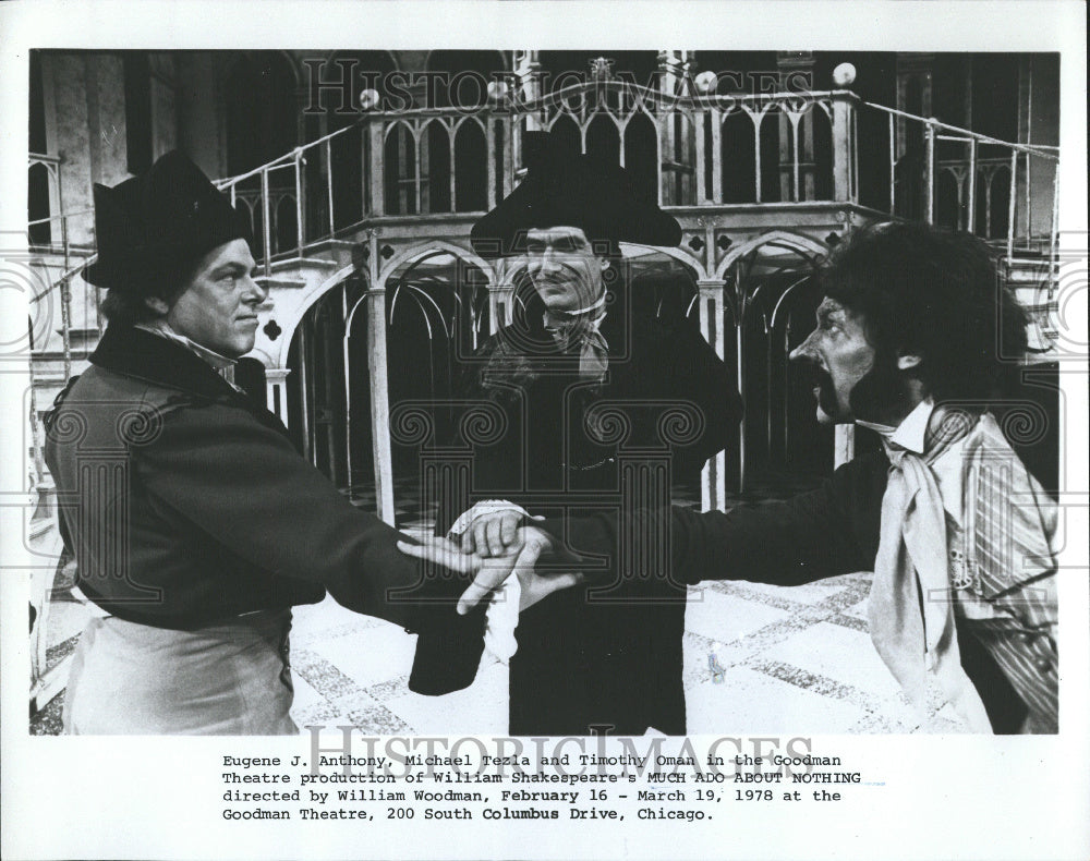 1978 scene from &quot;Much ado about Nothing&quot; - Historic Images