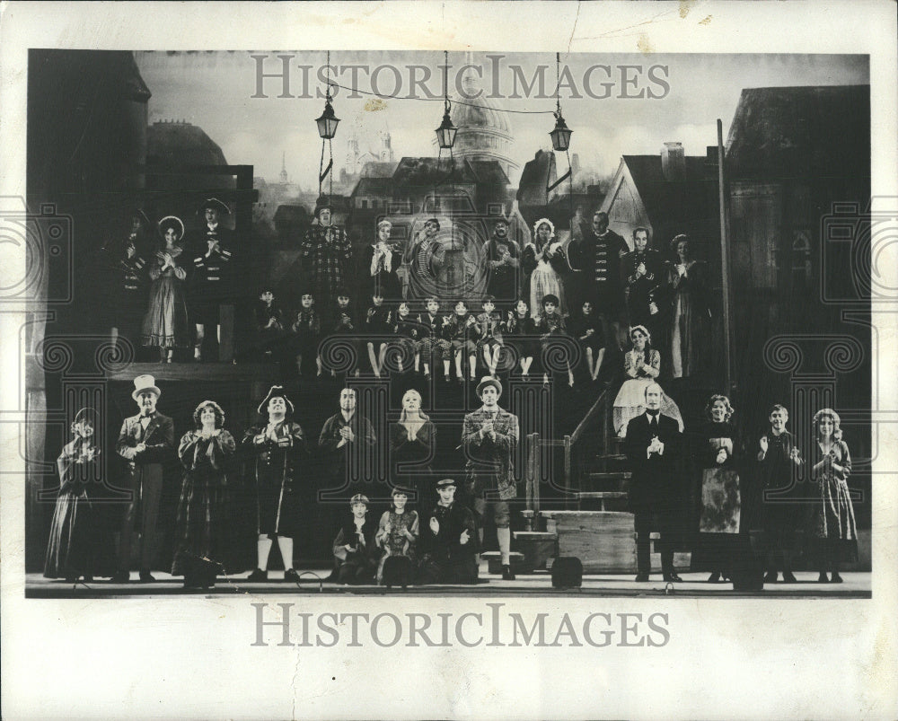 1965 The full cast of the play &quot;Oliver&quot; - Historic Images