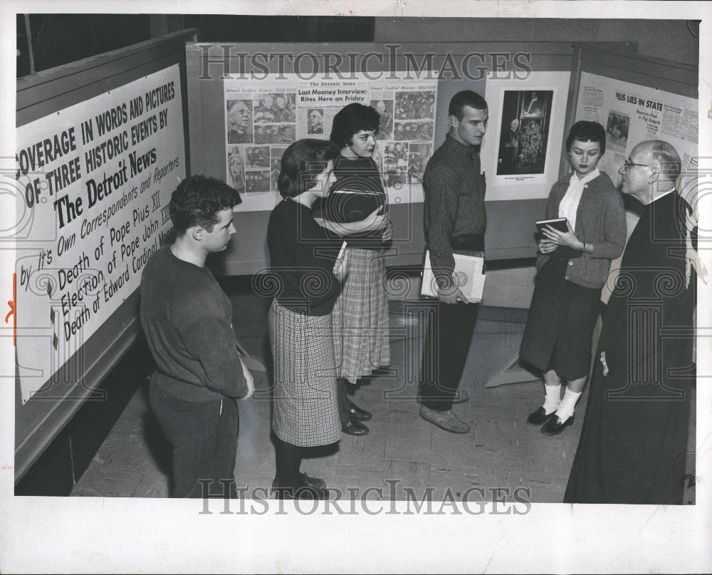 1958 Rev Celestin Steiner Univ Detroit - Historic Images