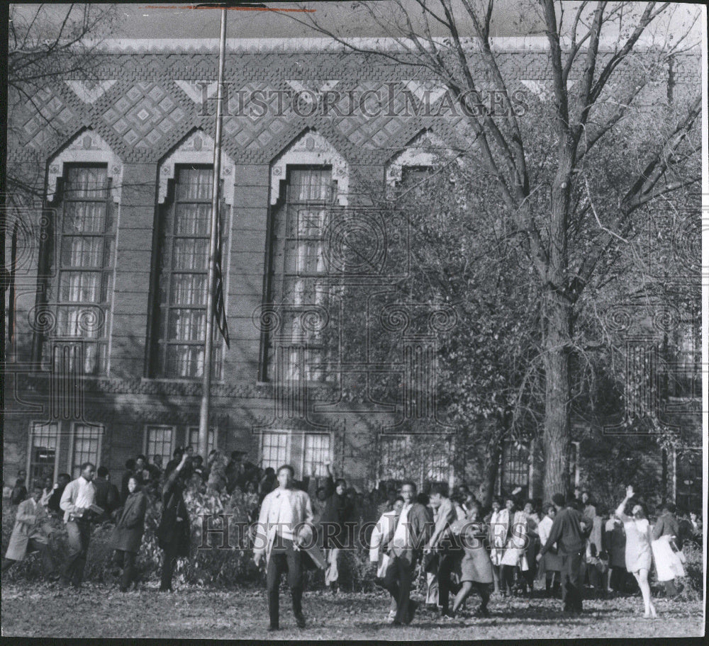 1968 Students Flag Hackenzie Schools - Historic Images