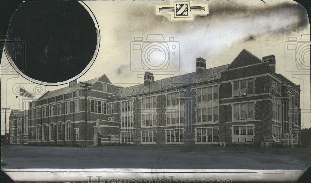 1922 Building Detroit School - Historic Images
