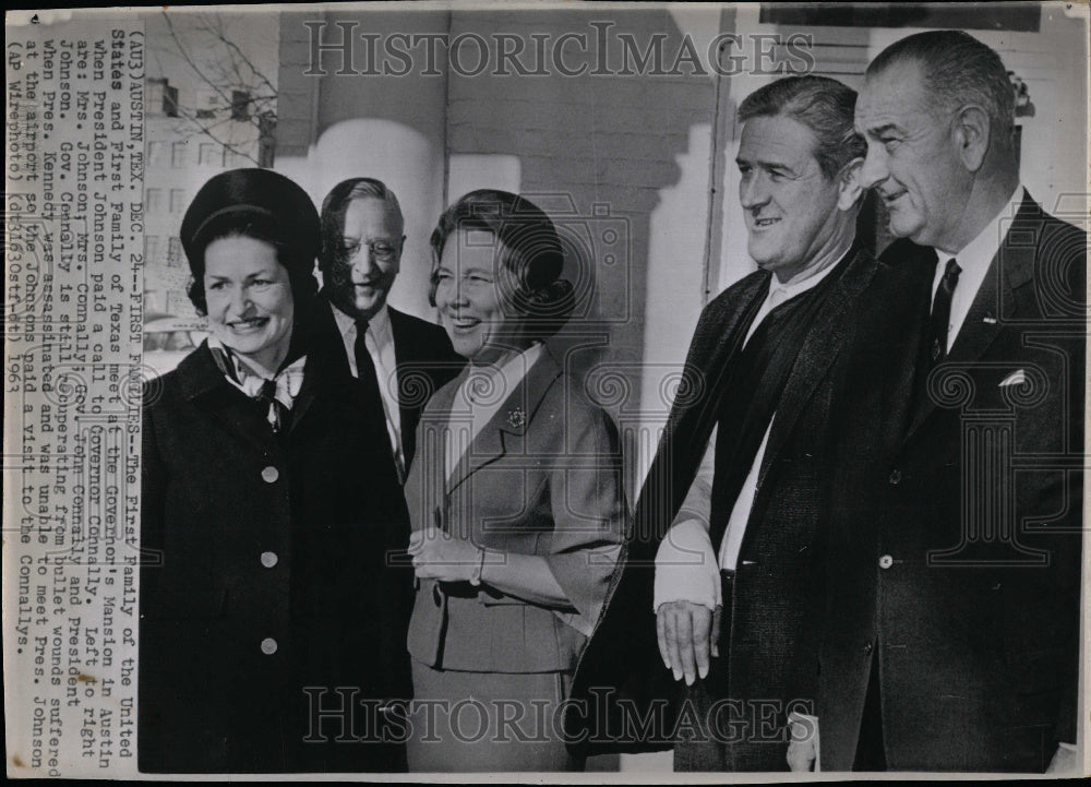 1963 First Family Johnson President US - Historic Images