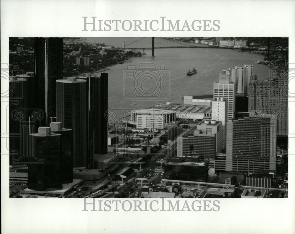 1985 Millender Center Apartments Skyscraper - Historic Images