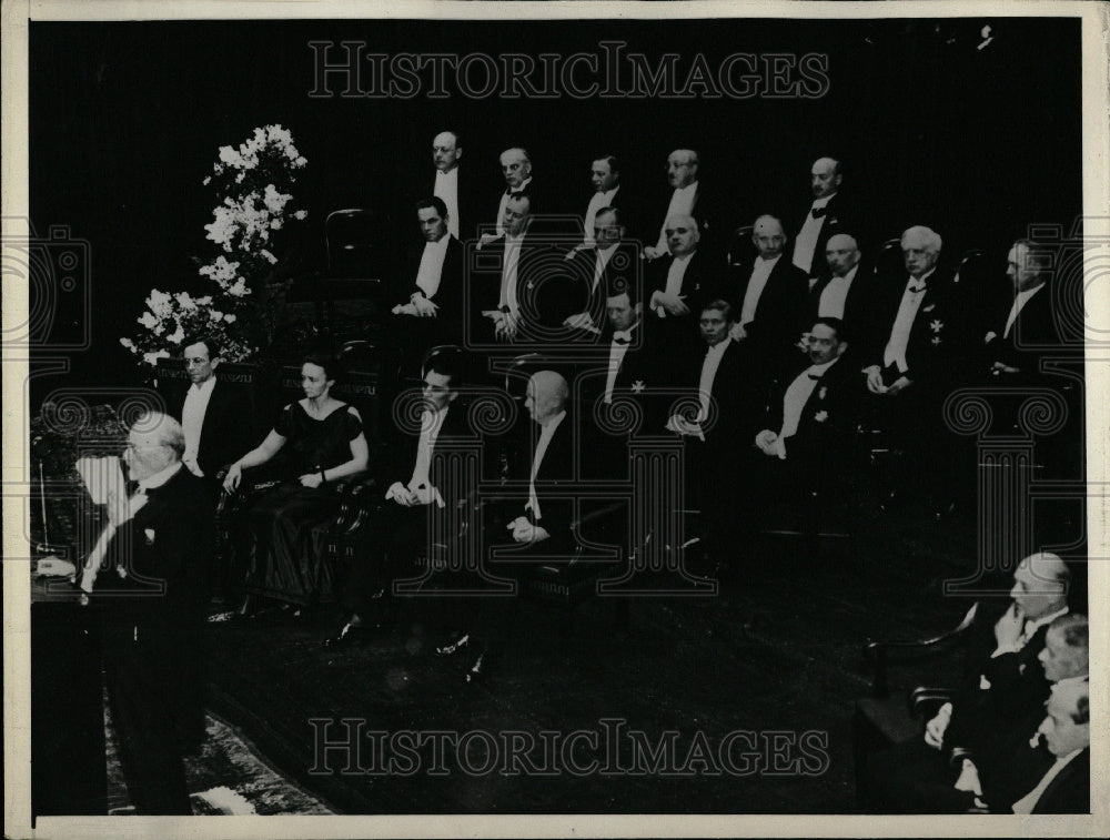 Nobel Prize Winners Gov Hammarskjoeld Speak - Historic Images
