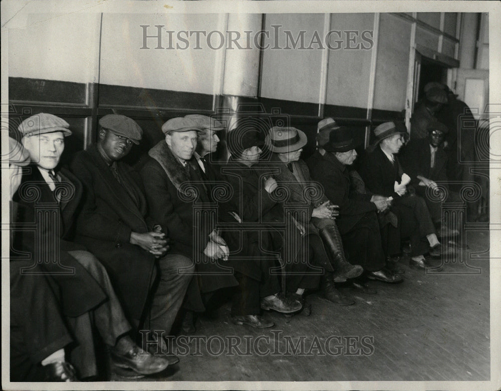 1932 Fisher Lodge Unemployment Michigan - Historic Images