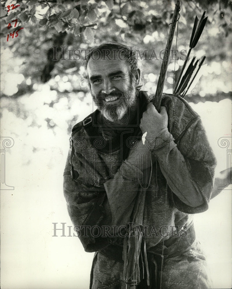 1975 Sean Connery as Robin Hood. - Historic Images