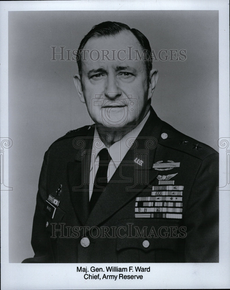 1987 William F. Ward Army Officer - Historic Images