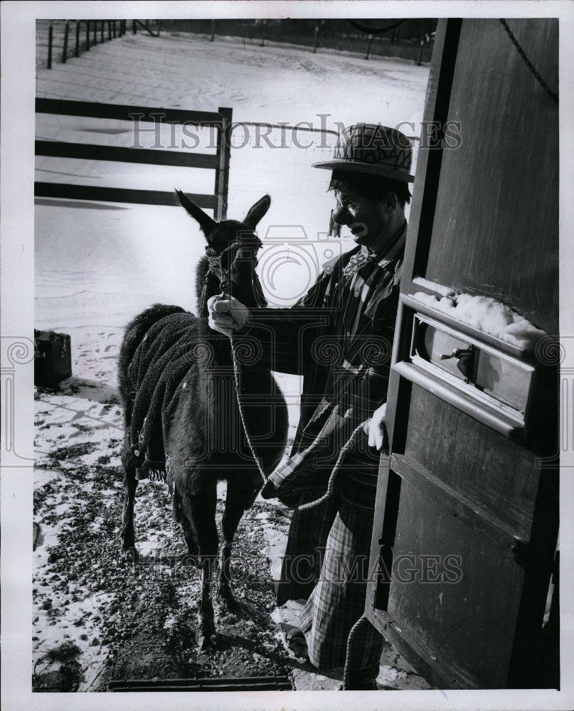 1957 Romig Llama Detroit Zoo April Camel - Historic Images