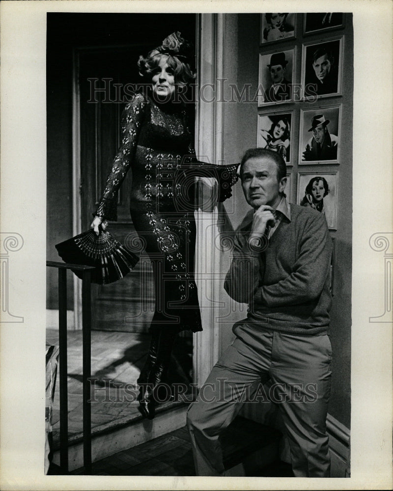 1970 Theater Actor Connie May &amp; Red Buttons - Historic Images