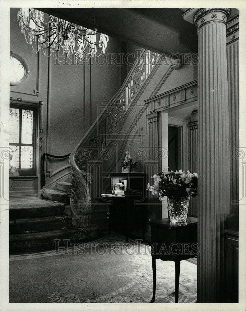 1981 Reception Hall Stairway Van Dyke Place - Historic Images