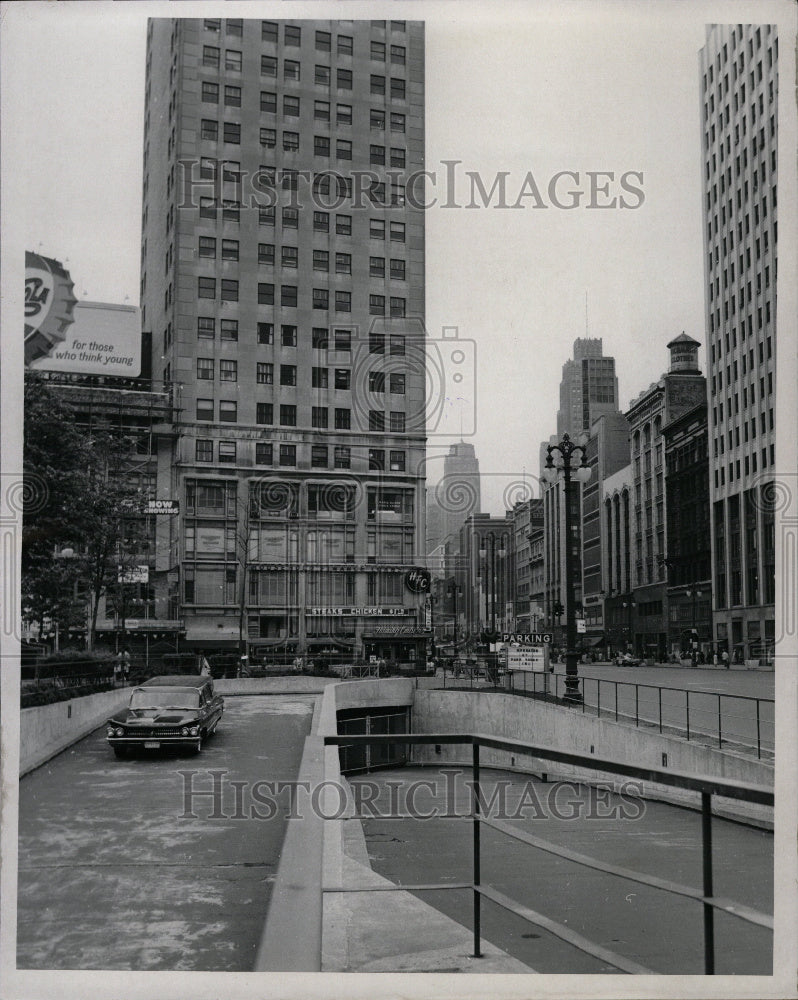 1962 Underground Parking Grand Circus Park - Historic Images