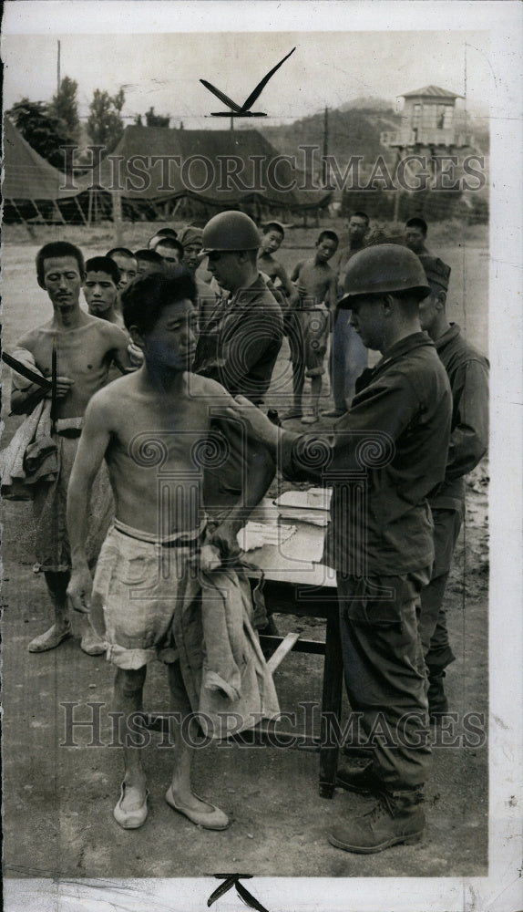 1950 Korean Revolt Prisoner Receive Vaccine - Historic Images