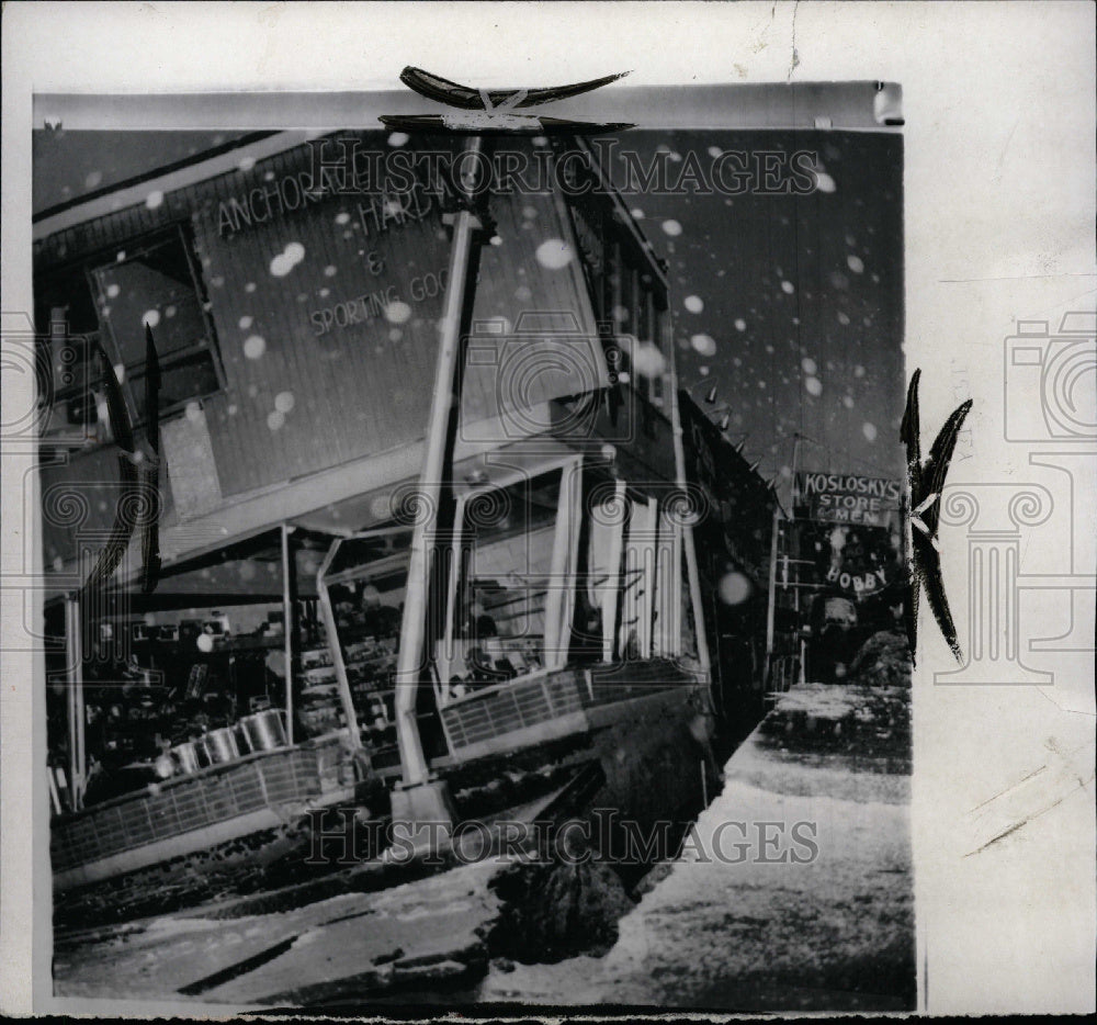 1964 Anchorage Store Ripped By Earthquake - Historic Images