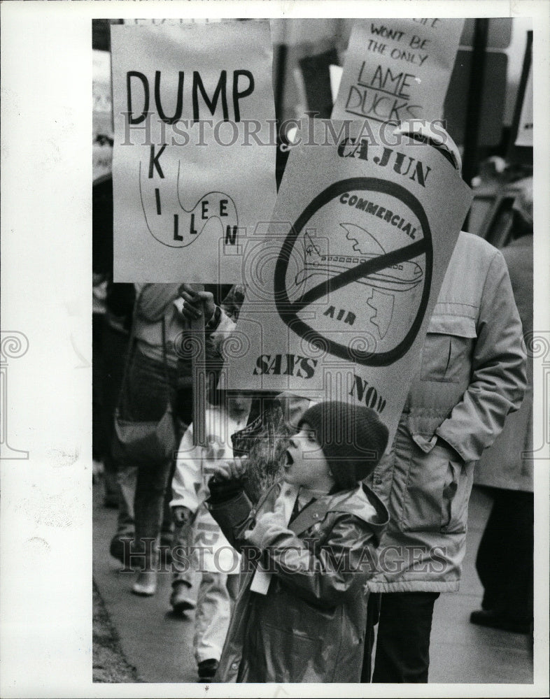 1988 Mich National Guard Selfridge Protests - Historic Images