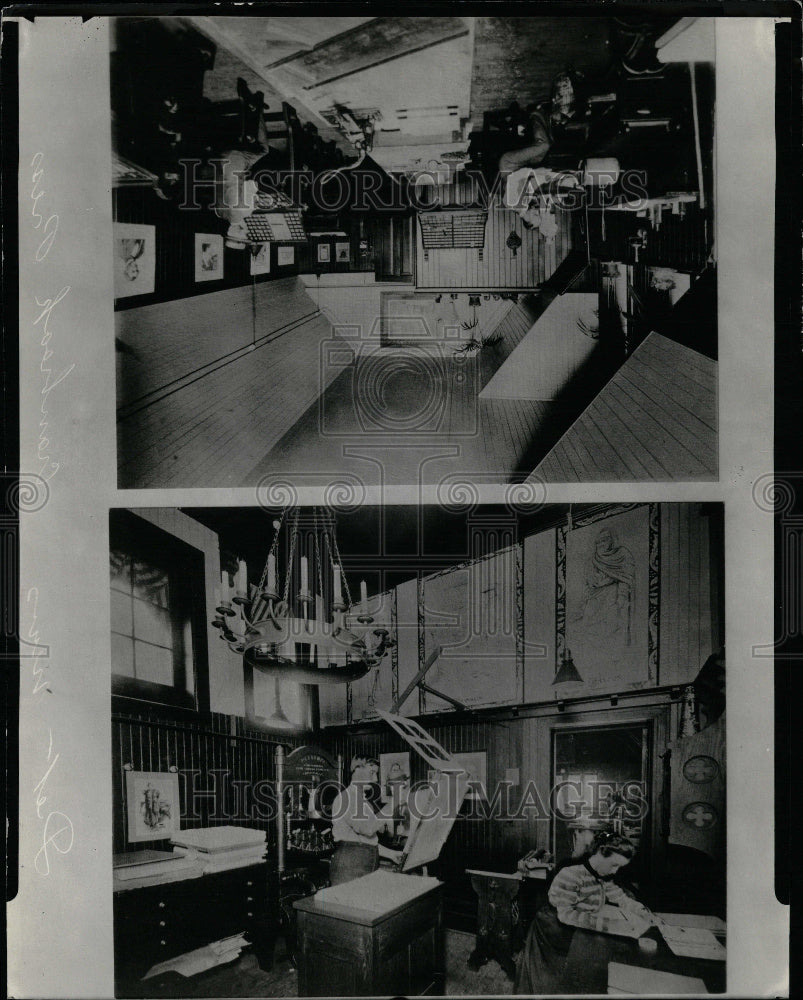 1936 Detroit Michigan Ganbook press - Historic Images