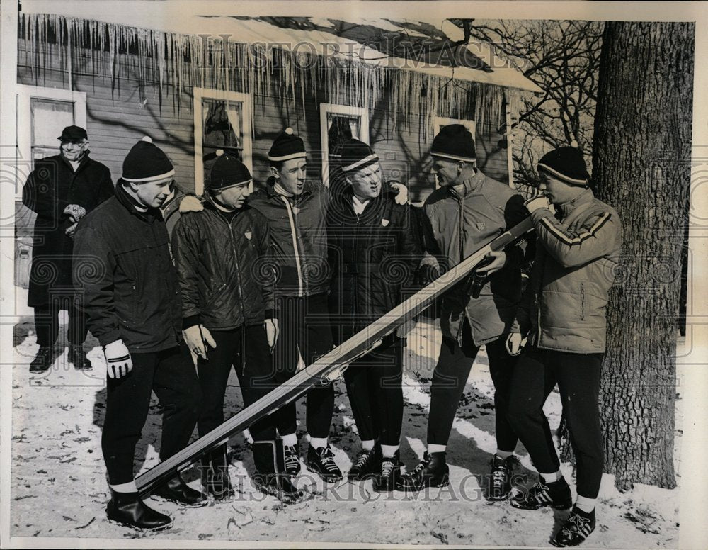 none Skiinh Activity Skis Over Binding Boots Content - Historic Images
