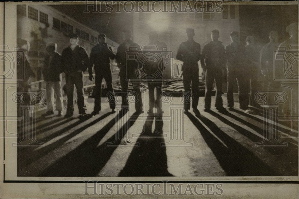 1973 Crew members of the Coast Guard - Historic Images