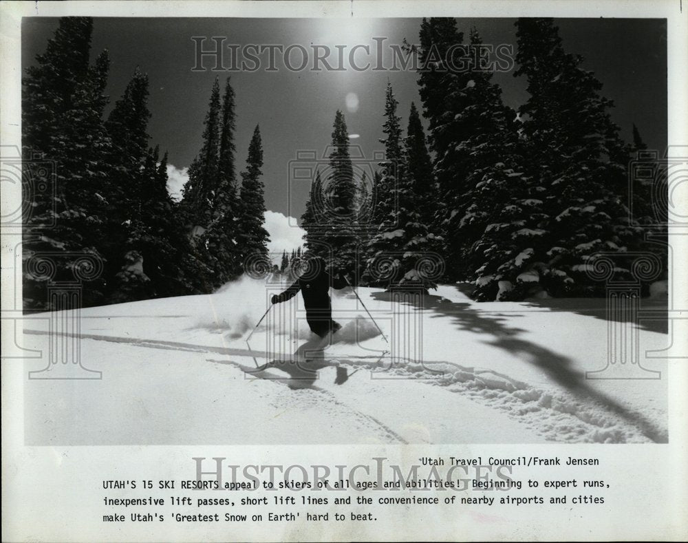 1980 Skiing at Utah&#39;s Ski Resort - Historic Images