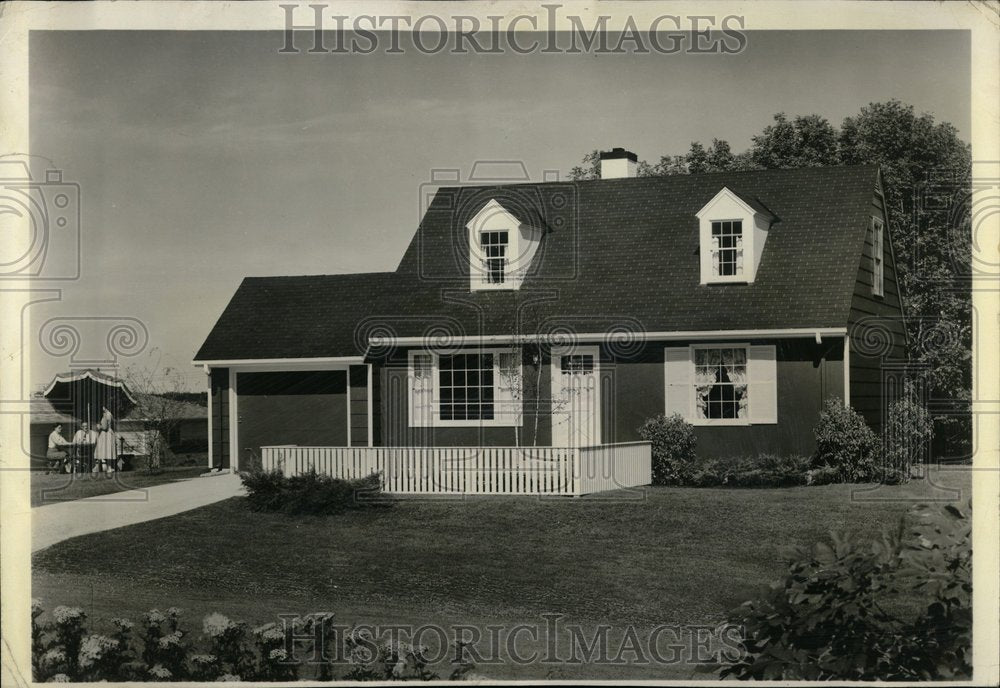 1959 House Structure Human Beings Free Kind - Historic Images