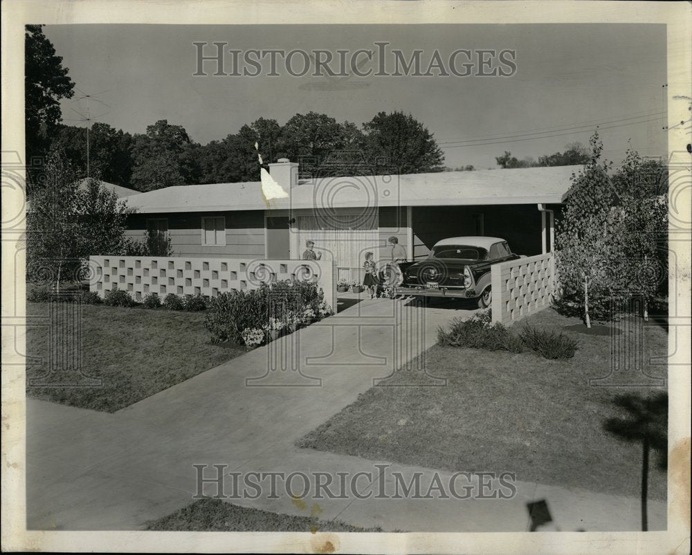 1956 Gilmore National Home Corporation Wall - Historic Images