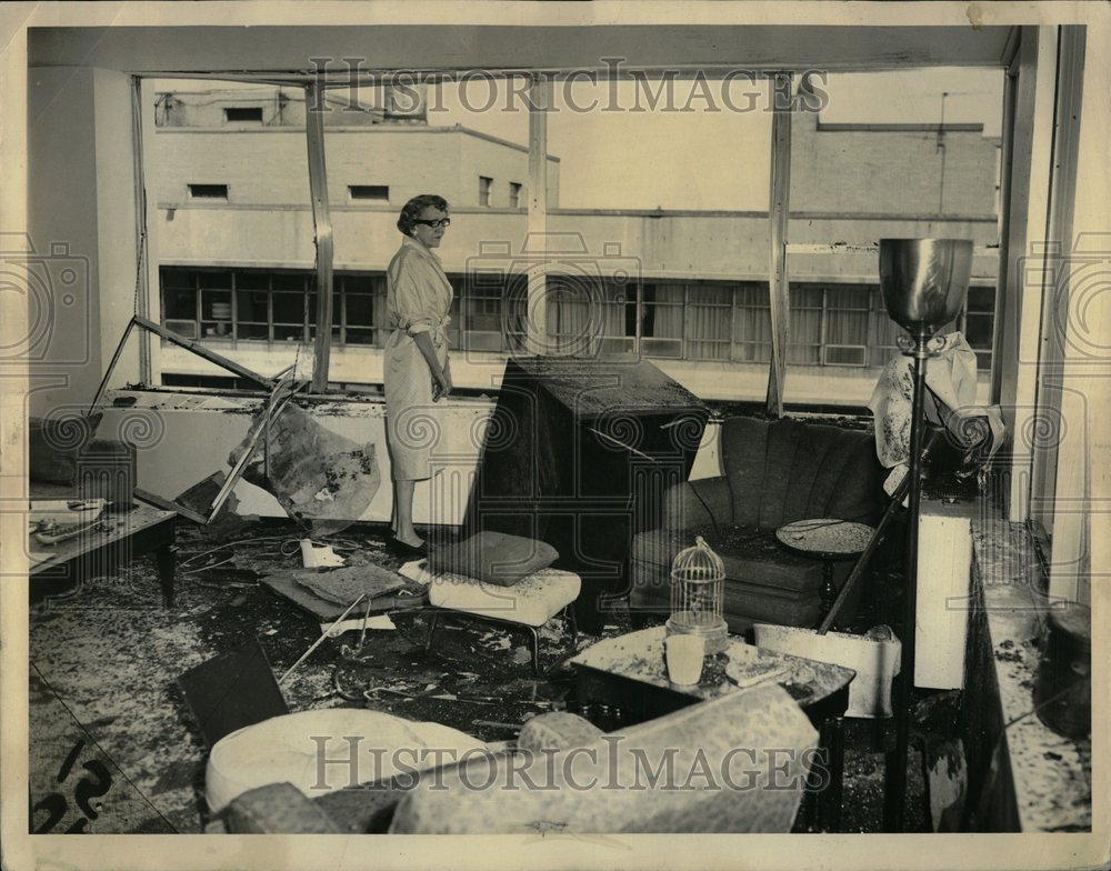 1963 Harry Kent Sheridan Road Storm Damage - Historic Images