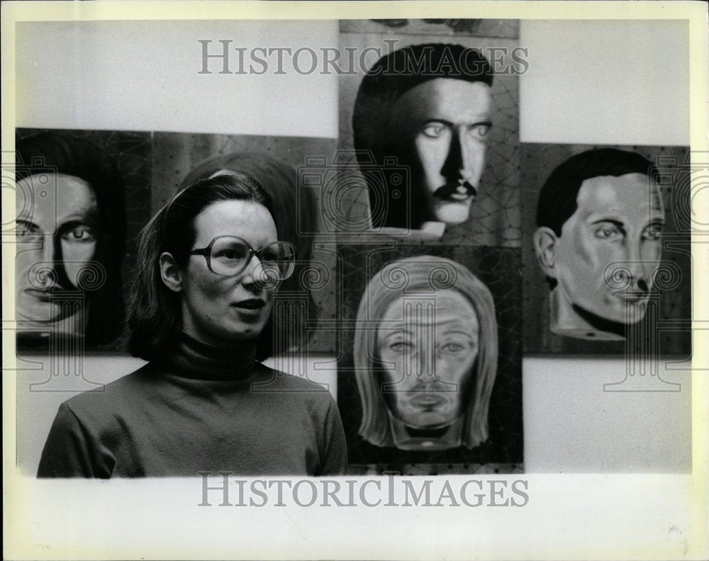 1985 Contemporary Art Linda Kroning Museum - Historic Images