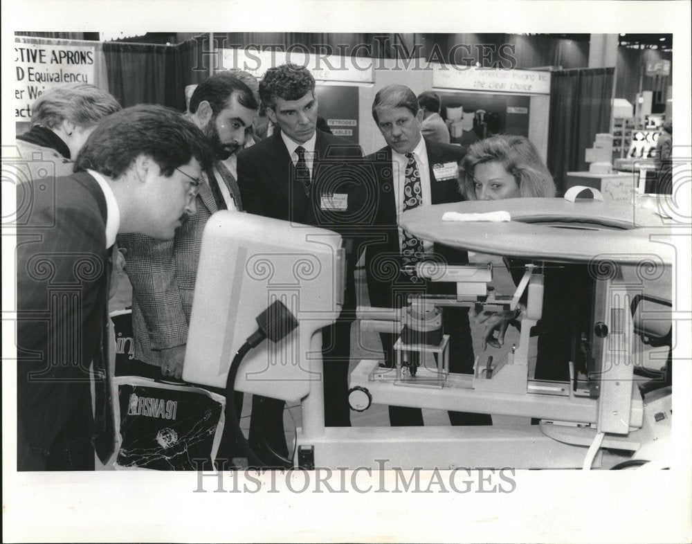 1991 Mammotest Device Exhibit McCormic Plce - Historic Images