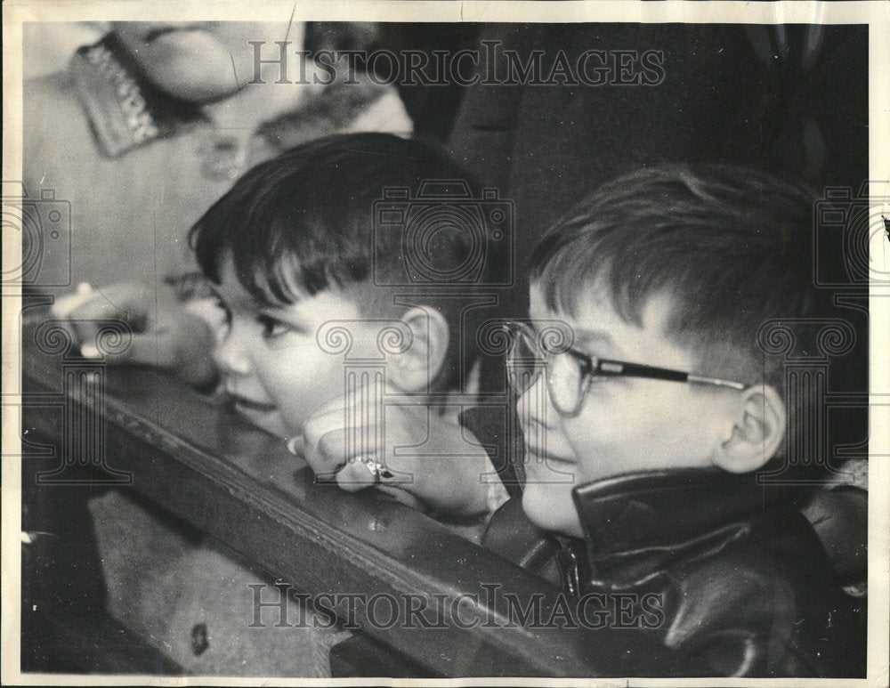 1965 Lincoln Park Zoo Leona Lion Cubs Bars - Historic Images