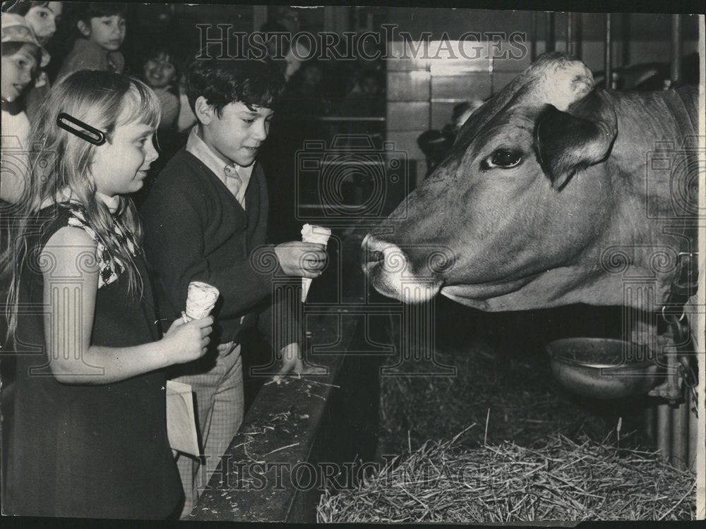 1971 Dorothy Miska Danny Muniz Ice Cream - Historic Images