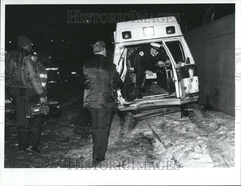 1993 Fire Department Officials Dan Ryan - Historic Images