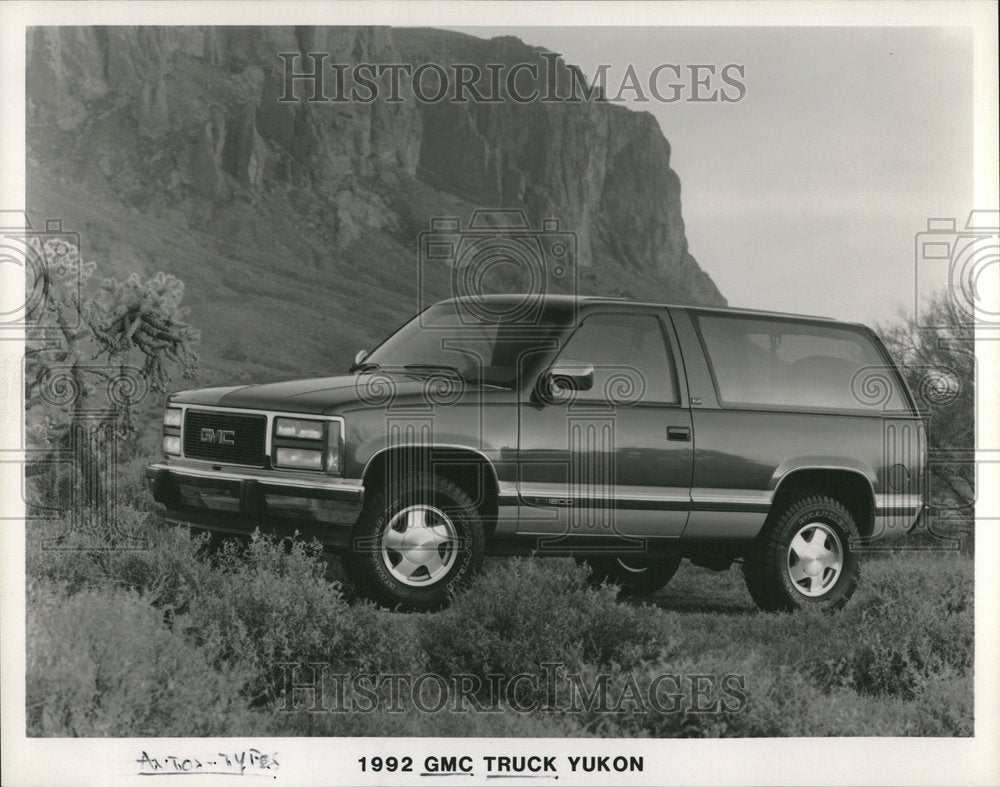 1992 GMC Truck Yukon Model Car Garden - Historic Images