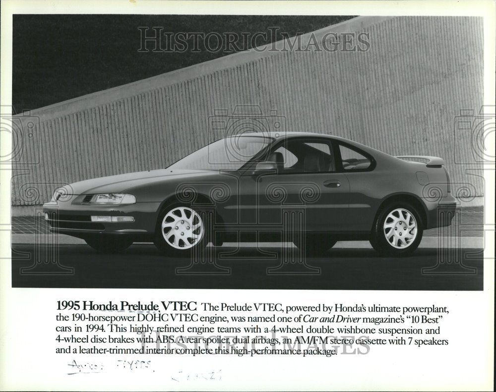 1995 Honda Prelude DOHCVTEC Engine Car - Historic Images