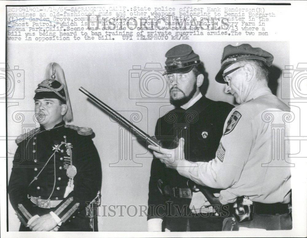 1965 State Police Officer Hank Henderson - Historic Images