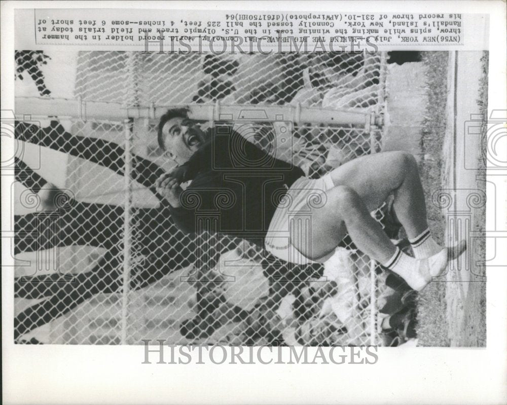 1964 Hal Connolly American Athlete Hammer - Historic Images