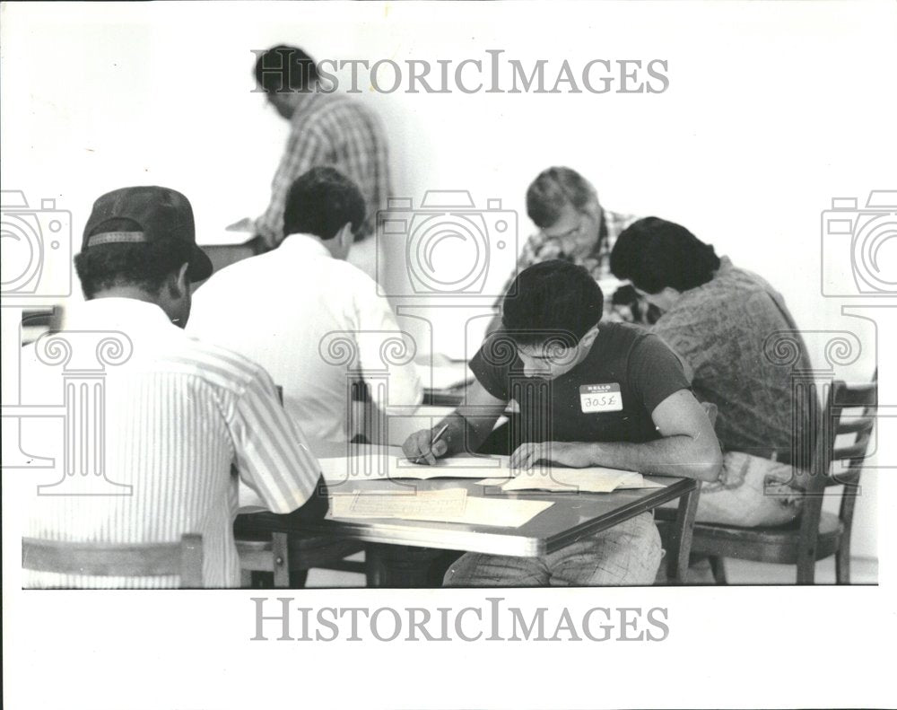 1990 Workers Laid Off General Electric - Historic Images