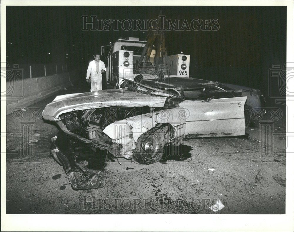 1983 Auto Accident Chicago Area - Historic Images