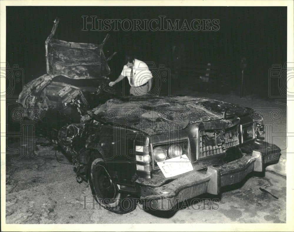 1984 Auto Accident Chicago Area - Historic Images