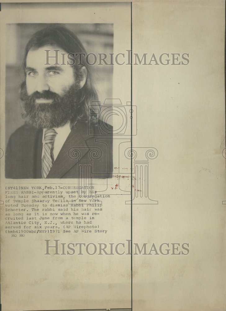 1971 Rabbi Phillip Schecter - Historic Images