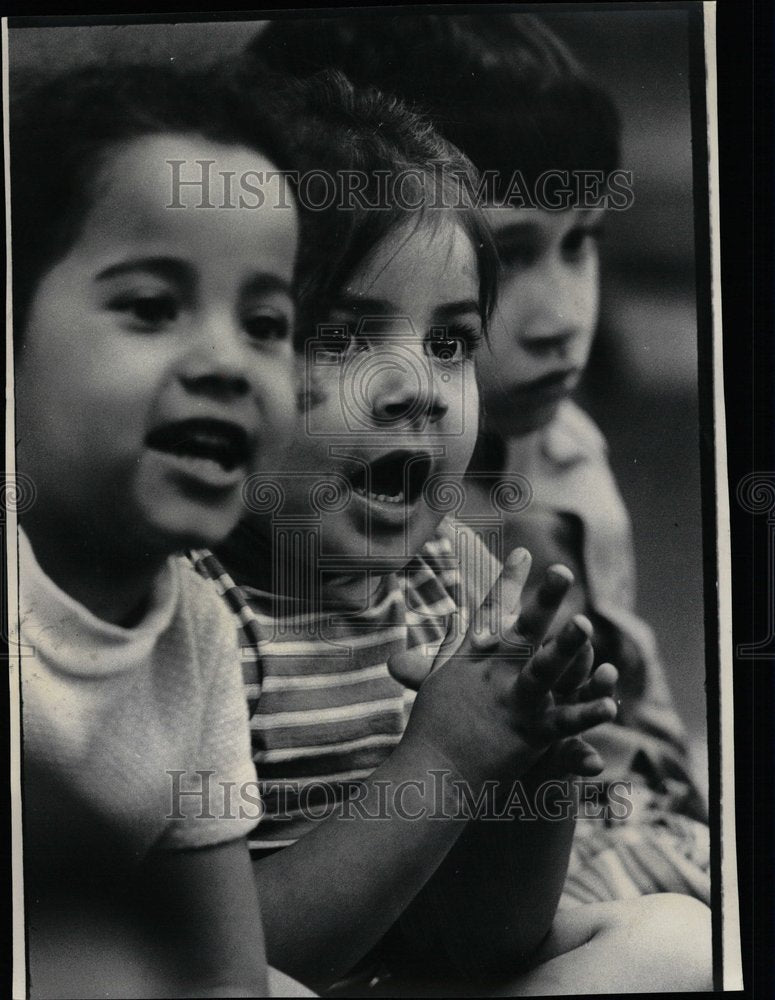 1972 Group Of Hispanic Chicago Preschoolers - Historic Images