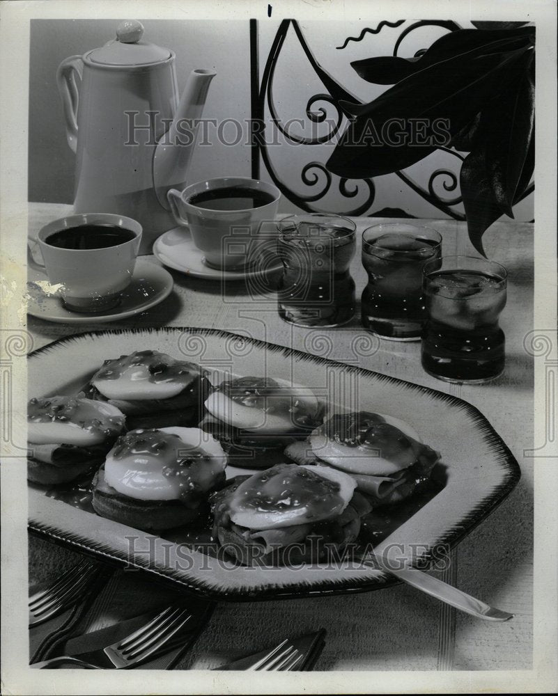 1978 Eggs Saint Denis Brunch Entree Food - Historic Images