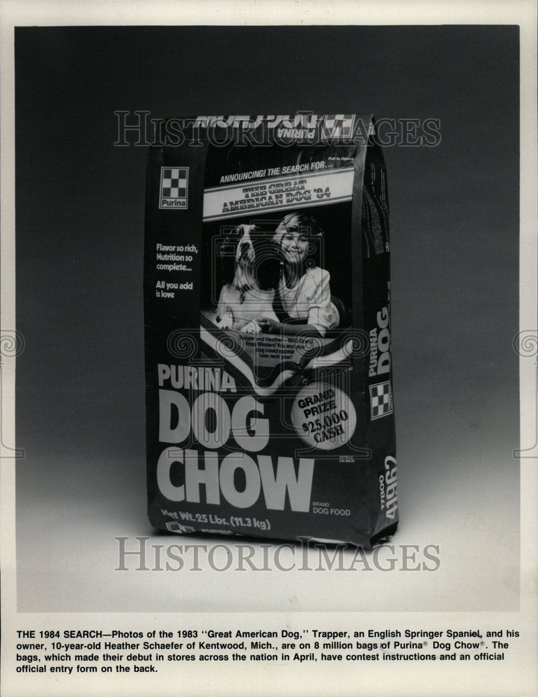 1983 Dog Food Purina dog chow - Historic Images