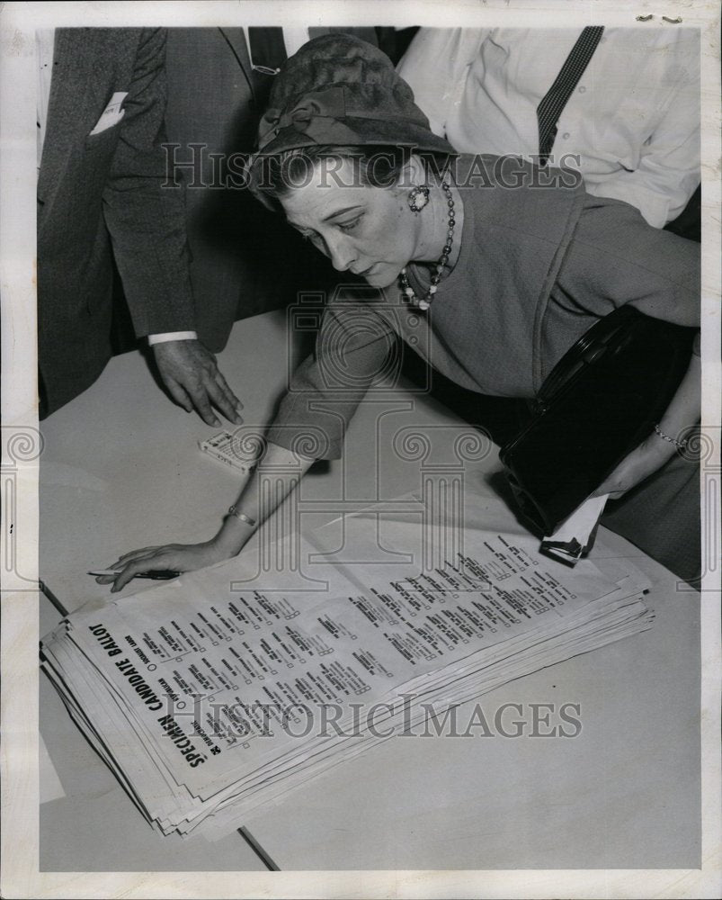 1960 Specimen Ballot Board Office Election - Historic Images