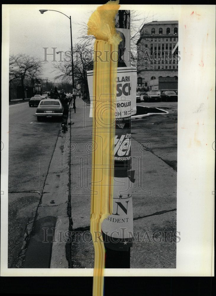 1990 Campaign Posters Political Signs - Historic Images