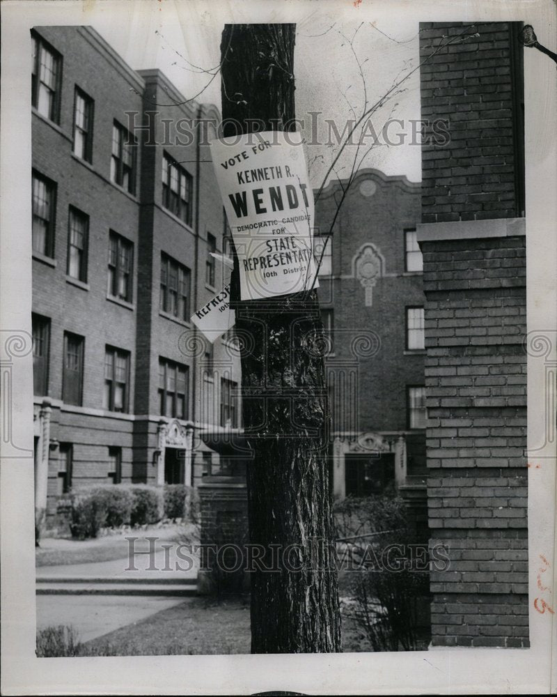 1956 Election Posters State Representive - Historic Images