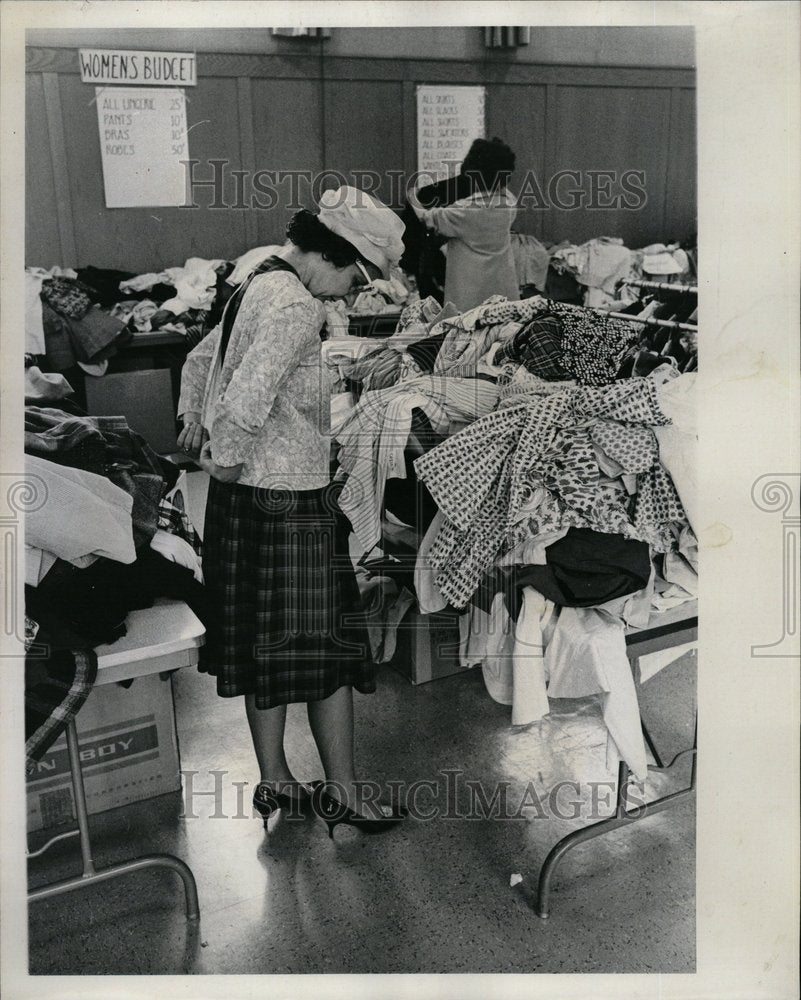 1968 Presbyterian Church Rummage Sale - Historic Images