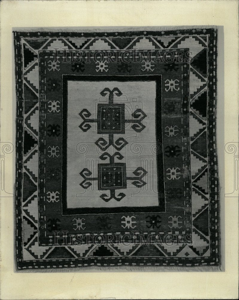 1973 Near Eastern Art Rug Display Kazak - Historic Images