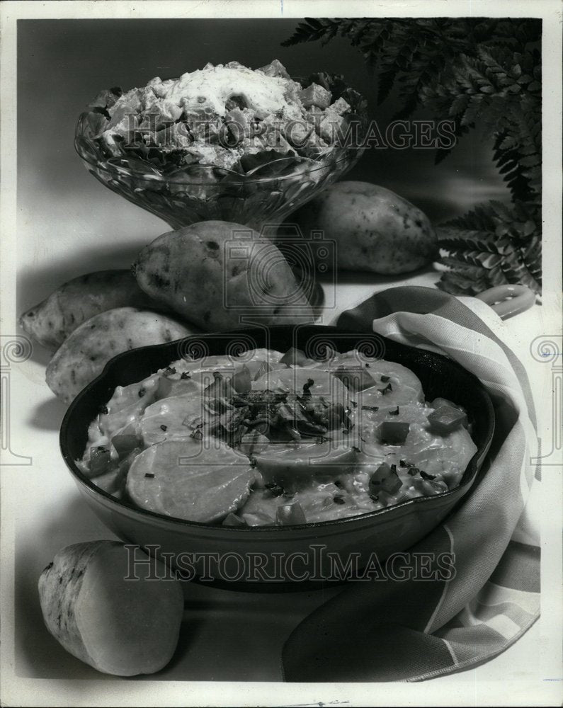 1972 Yam Salad Hot Cold Roast Turkey - Historic Images