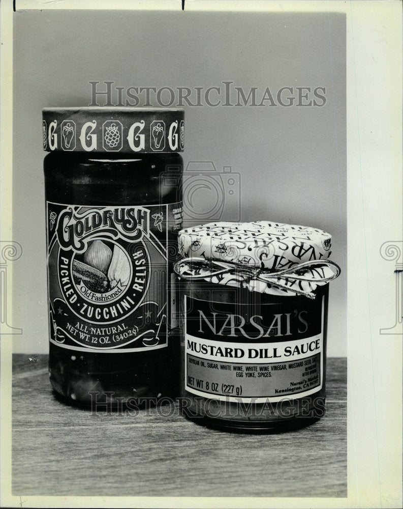 1982 Pickled Zucchini Relish/Goldrush&#39;s - Historic Images