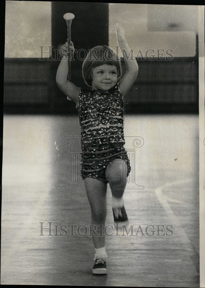 1970 Baton Contest/Majorette/3-year old - Historic Images